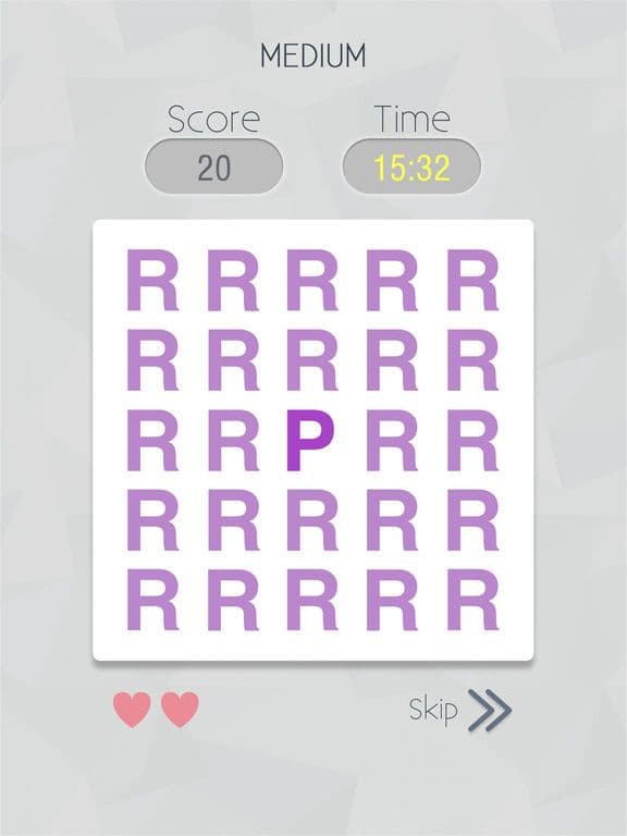 Spot It! – spot the color shade & different letter screenshot 3