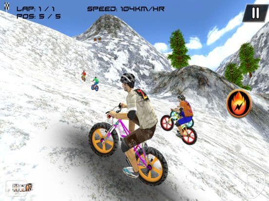 BMX Snow Bike Stunt Racing screenshot 3