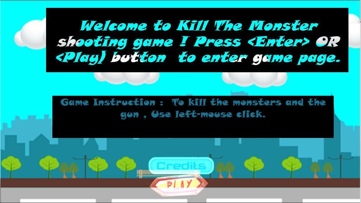 KillTheMonster Shooting Game