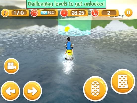 Water Bike 3D Racing Stunts screenshot 5