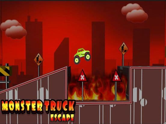 Monster Truck Escape: Car Race screenshot 2