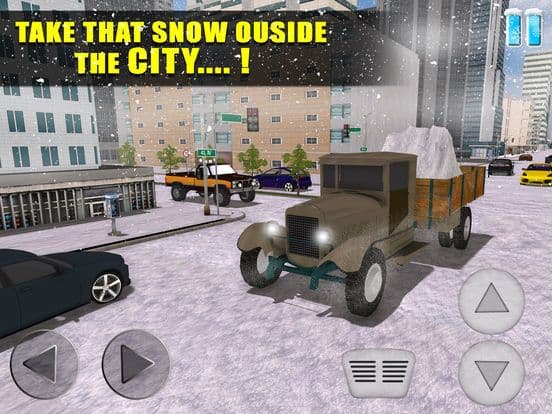 Snow Plow Truck Excavator Sim screenshot 3