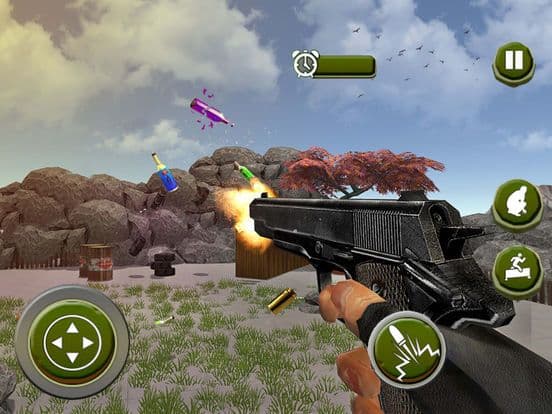 Bottle Shooting Center -The Obstacle Training Camp screenshot 2