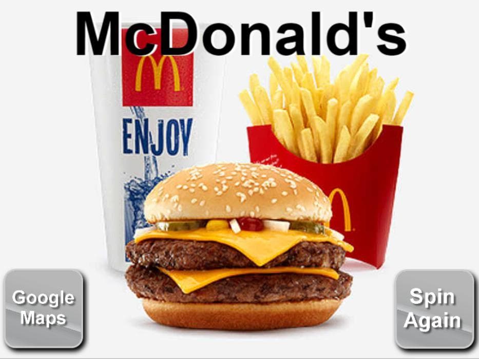 Fast Food Wheel screenshot 4