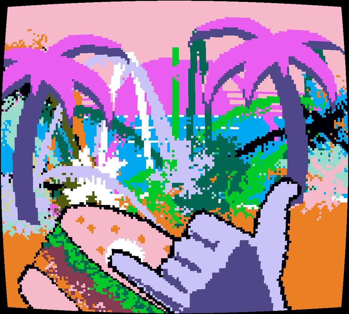 Summertime SPLASH Fish Volleyball Paint DELUXE screenshot 2