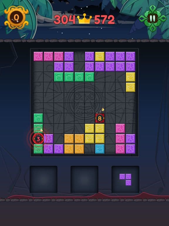 Magic Montezuma 10/10: The treasures jewels blitz saga - Puzzle blocks free game screenshot 3