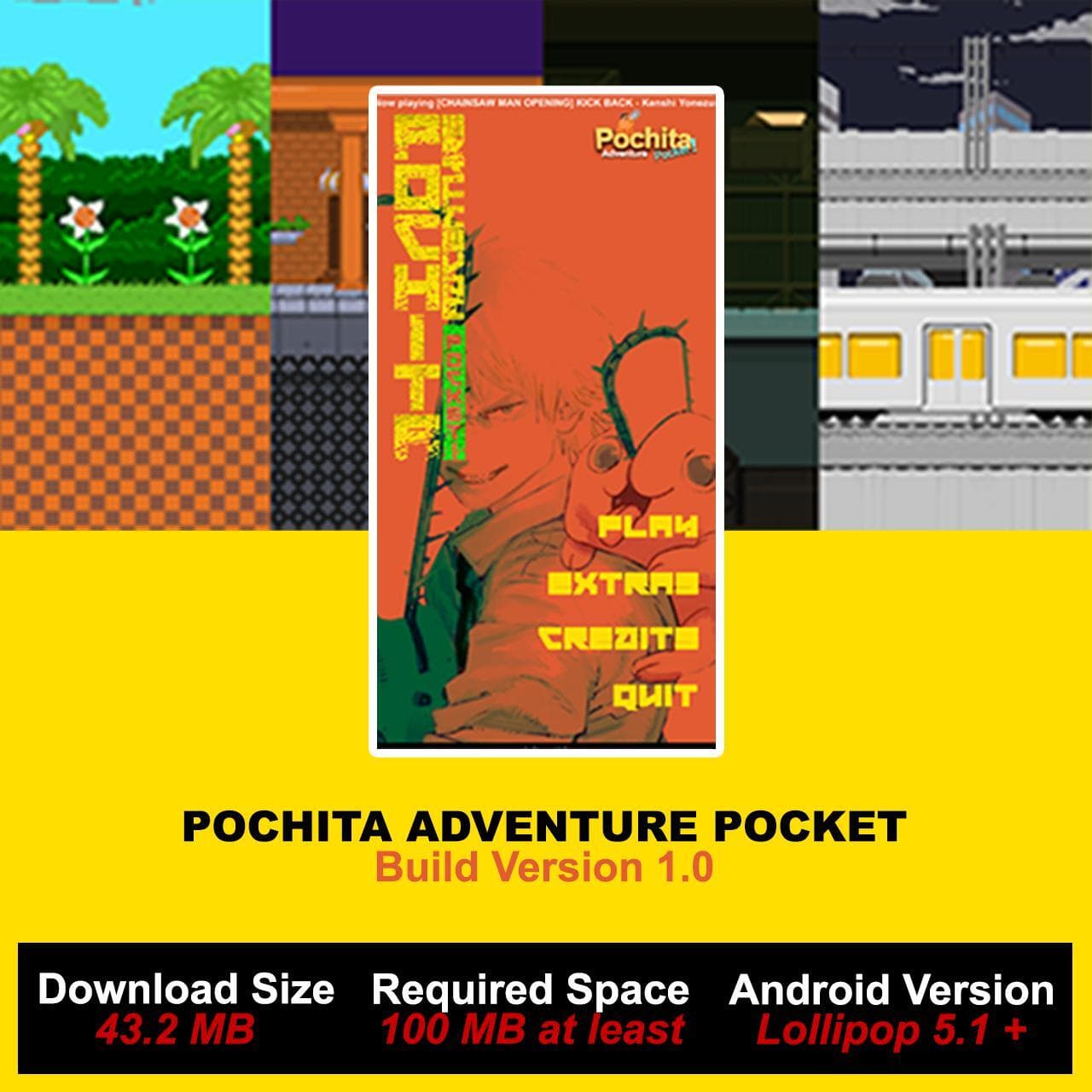 Pochita Adventure Pocket