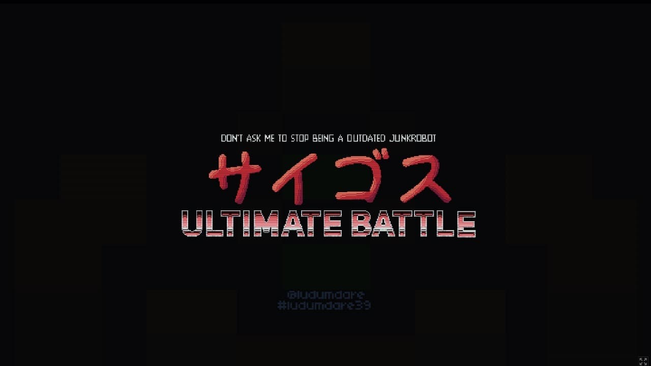 LudumDare39: Dont ask me to stop being a outdated junkrobot: Saigos legend the ultimate Battle