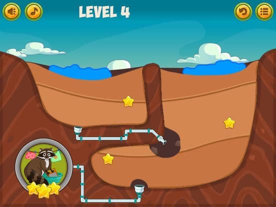 Little Racoon Big Wash (puzzle game) screenshot 4