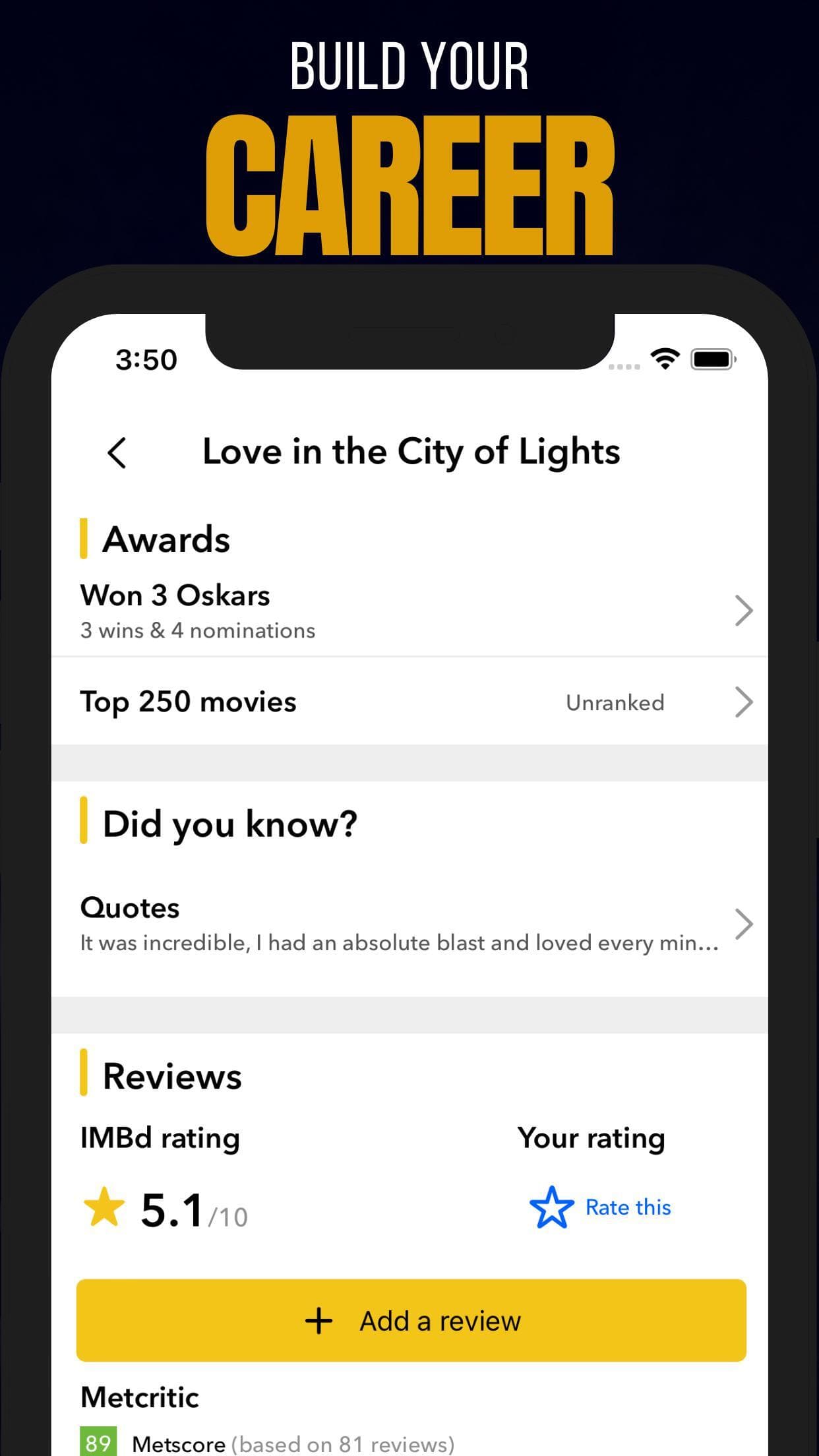 Hollywood Movie Star Life Simulator screenshot 3