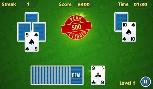 TriPeaks Solitaire Challenge screenshot 6