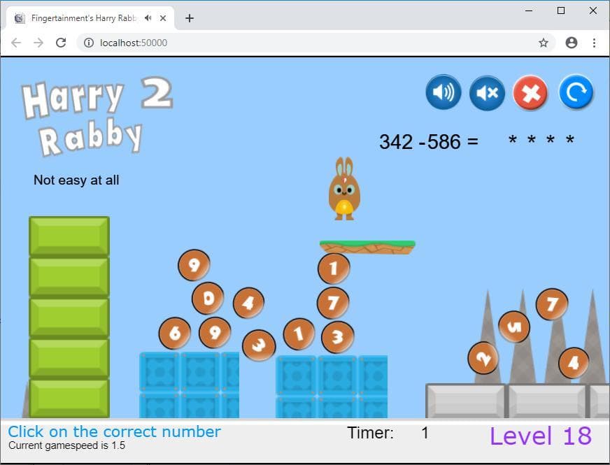HarryRabby2 Subtracting Large Numbers FREE screenshot 4