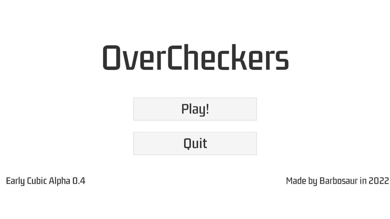 OverCheckers Early Cubic Alpha screenshot 2