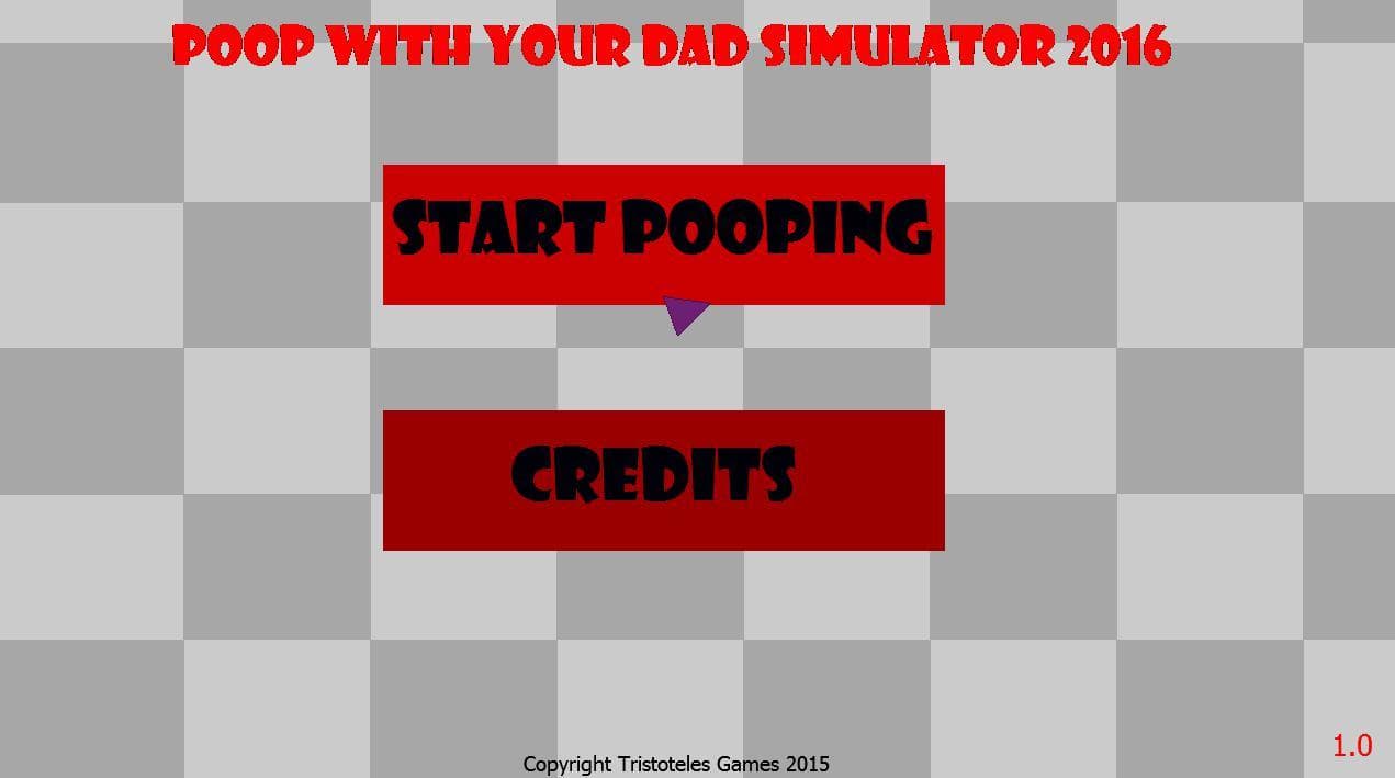 Poop With Your Dad Simulator 2016 Ludumdare October Challenge screenshot 2