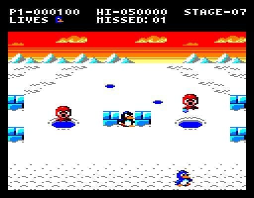 Penguin Attack (Amstrad CPC) screenshot 4