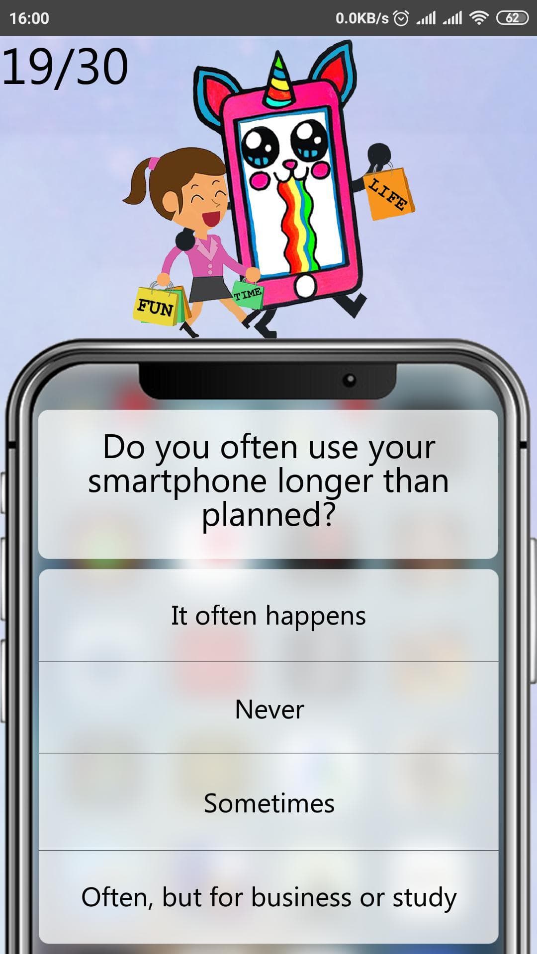 Smartphone addiction
