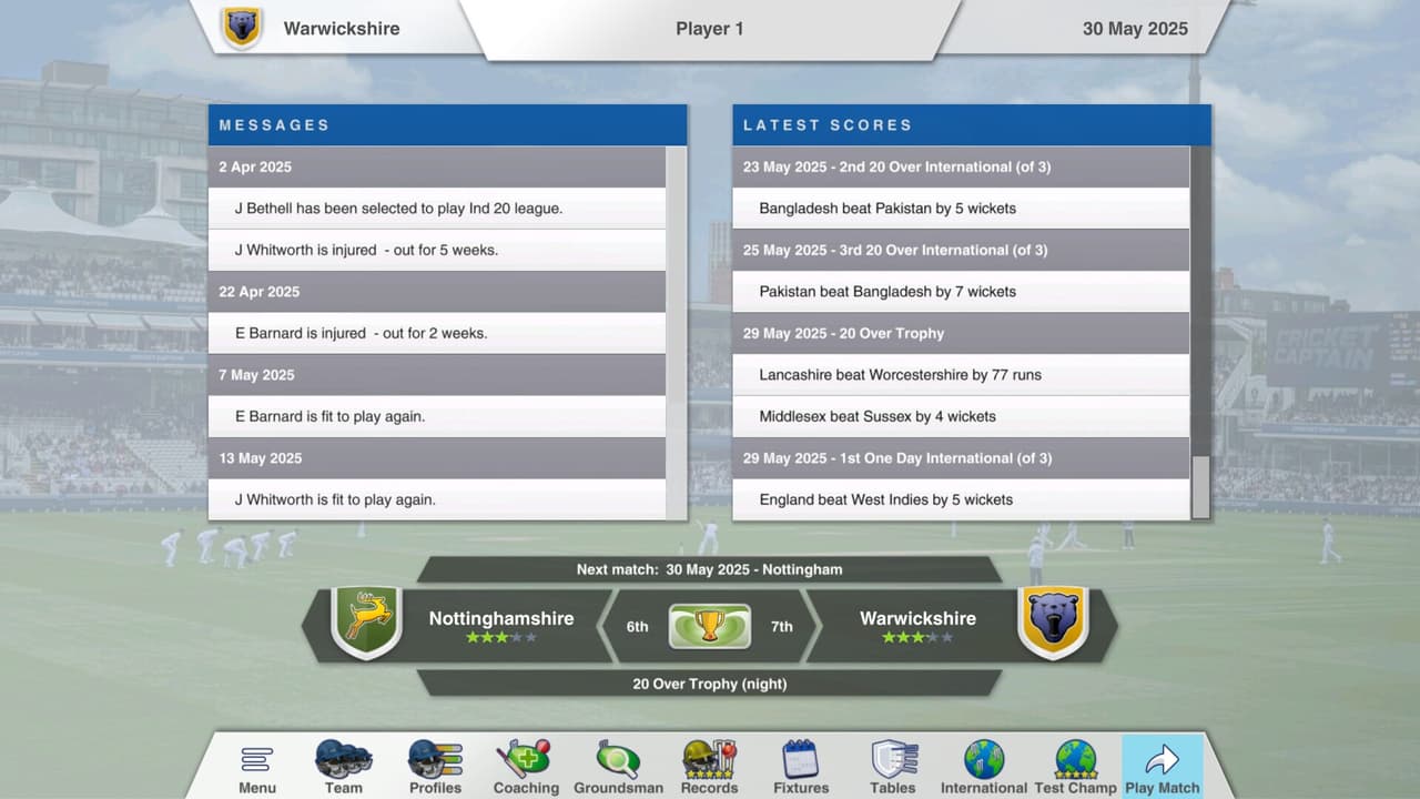 Cricket Captain 2025 screenshot 5