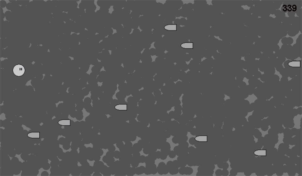 Floating Gray Blob Thing