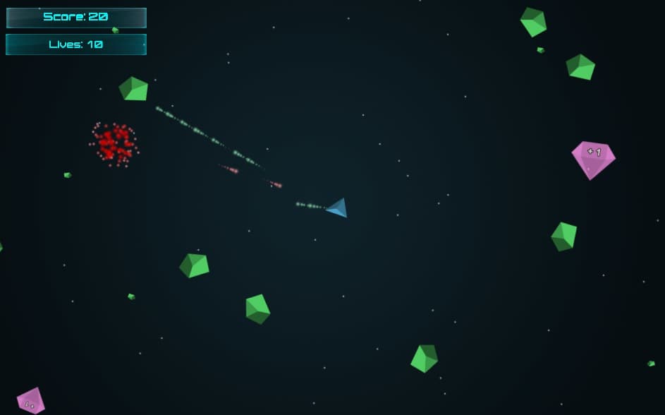Asteroids Remake (Catriona_93) screenshot 4