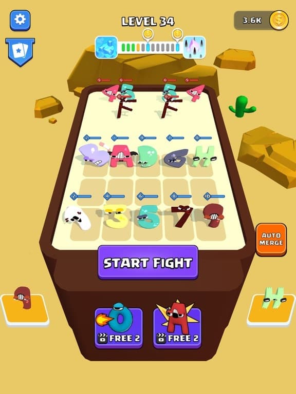 Alphabet Merge: Monster Fusion screenshot 3