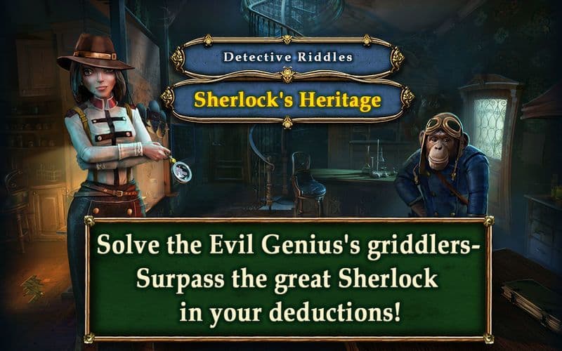 Detective Riddles. Sherlocks Heritage Free screenshot 2
