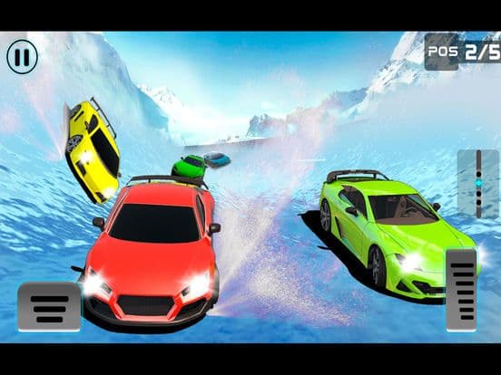 Frozen Water Slide Car driving simulator pro screenshot 4