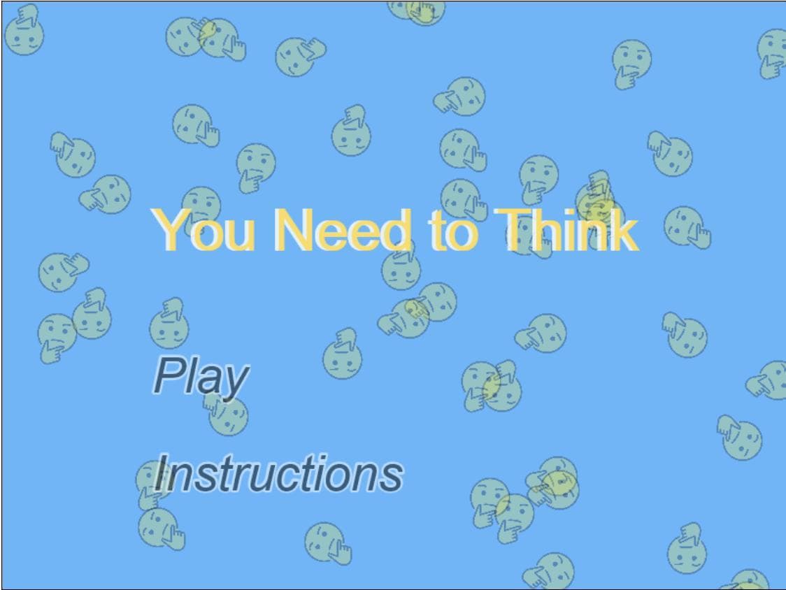 You Need to Think