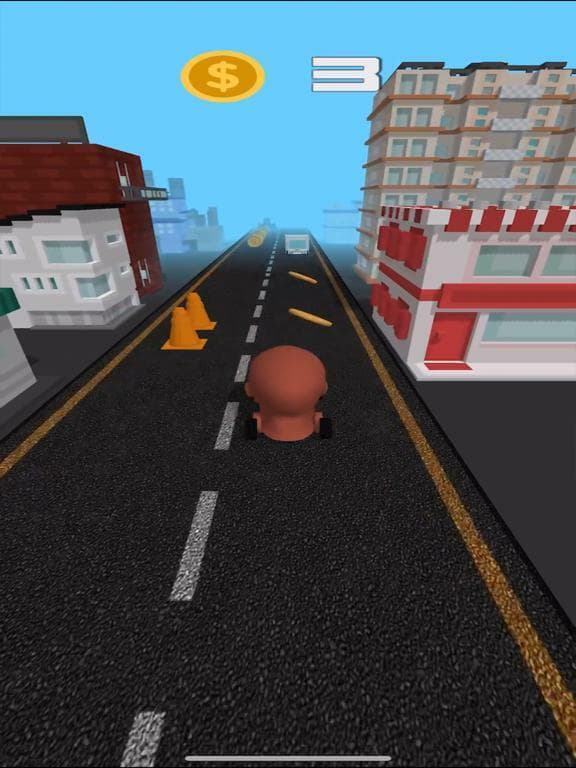 Dagame - Da Head Baby Car 3d screenshot 3