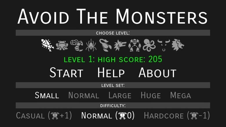Avoid The Monsters (itch)