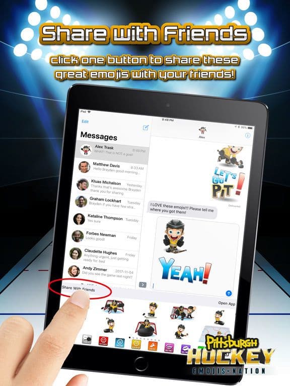 Pittsburgh Hockey Emojis