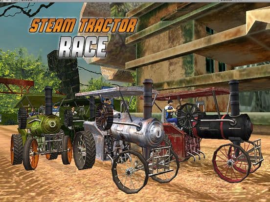Steam Tractor Race screenshot 2
