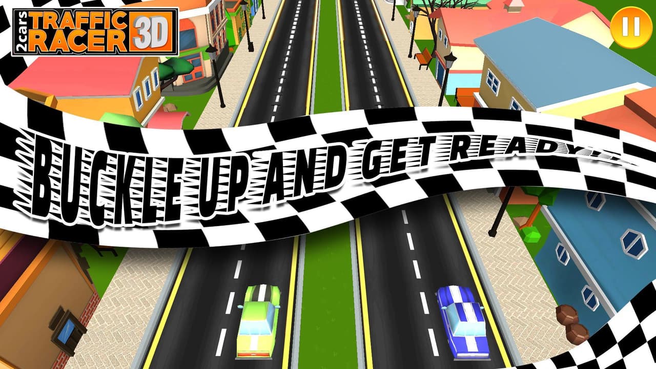 2 Cars Traffic Racer 3D screenshot 3
