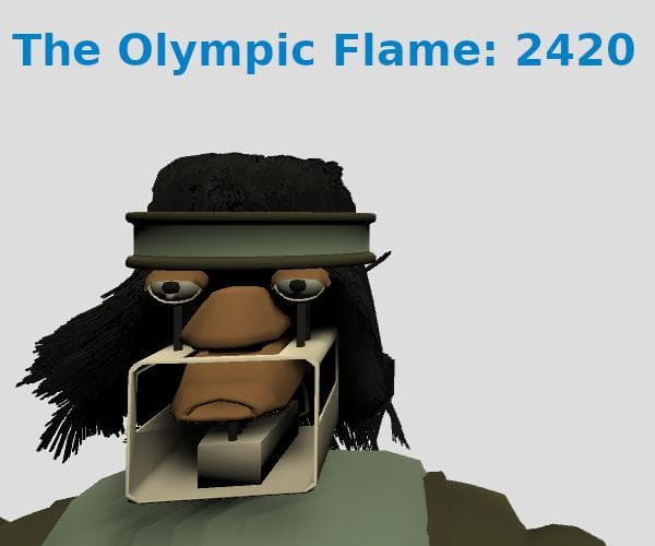 The Olympic Flame: 2420