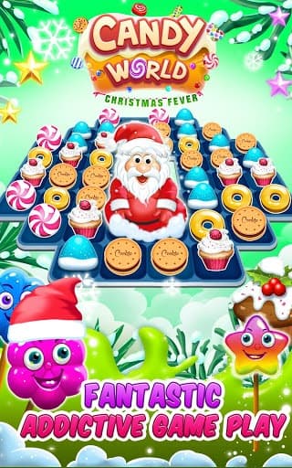 Candy World - Match 3 Cookie Crush Fever screenshot 4