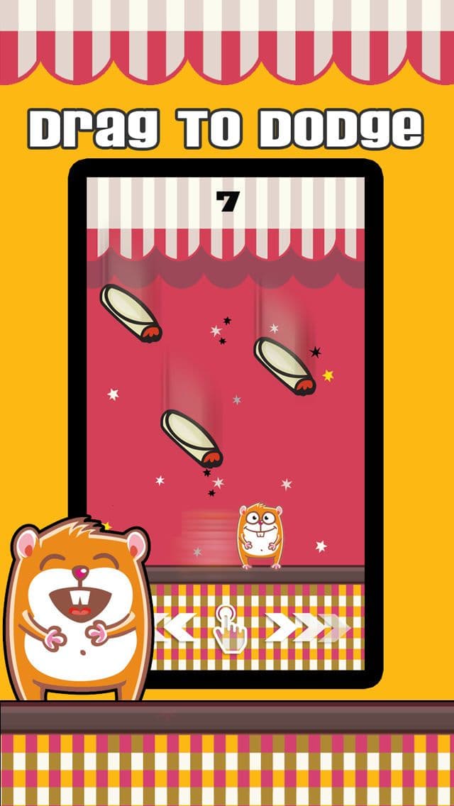 A Tiny Hamster Dodging Burritos screenshot 3