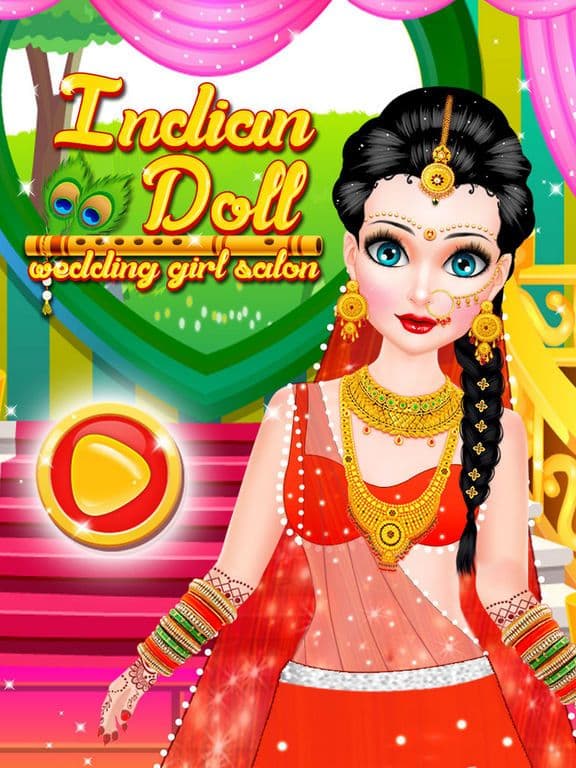Indian Doll Wedding Girl Salon screenshot 2