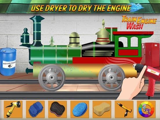 Train Engine Wash: Toddler Train Sim screenshot 4