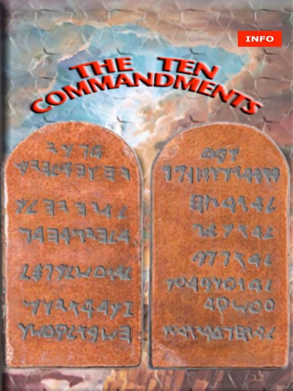 THE TEN COMMANDMENTS OF GOD. screenshot 4