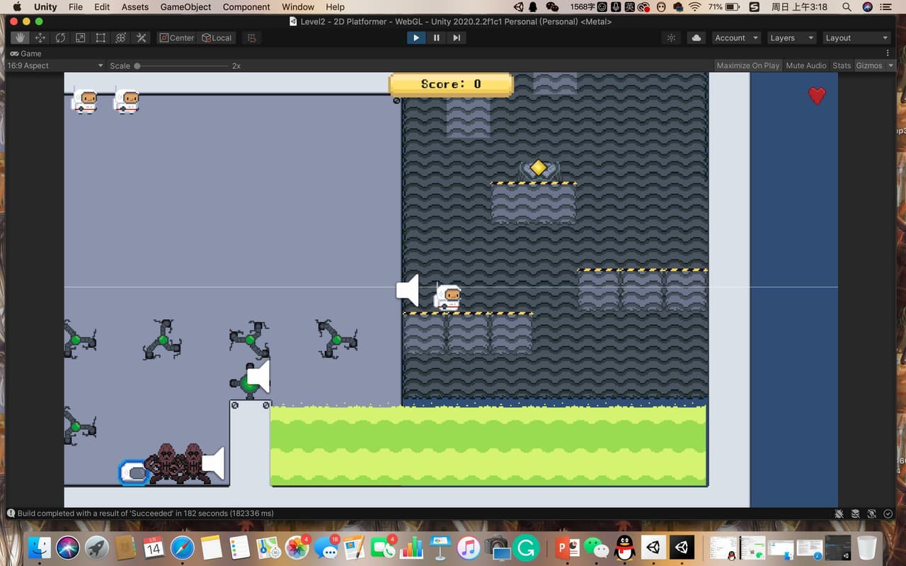 2D Platformer Completion