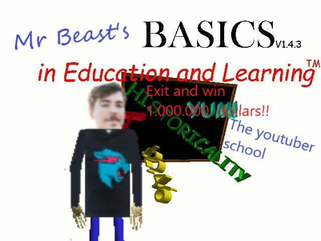 Mr Beasts BASICS in The youtubers school