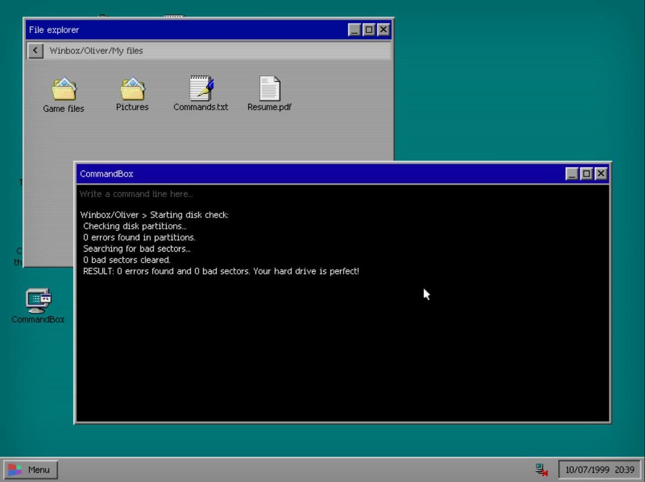 GAME.exe (itch) (Punx Studios) screenshot 2