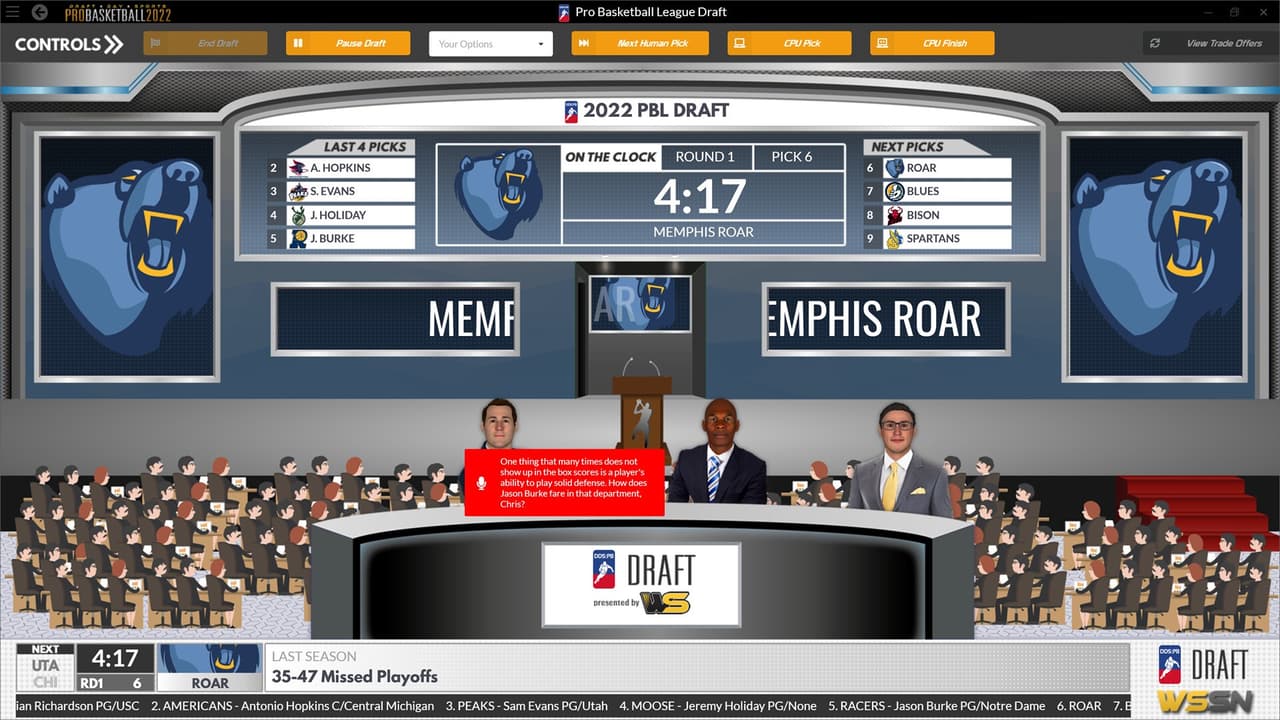 Draft Day Sports: Pro Basketball 2022 screenshot 2