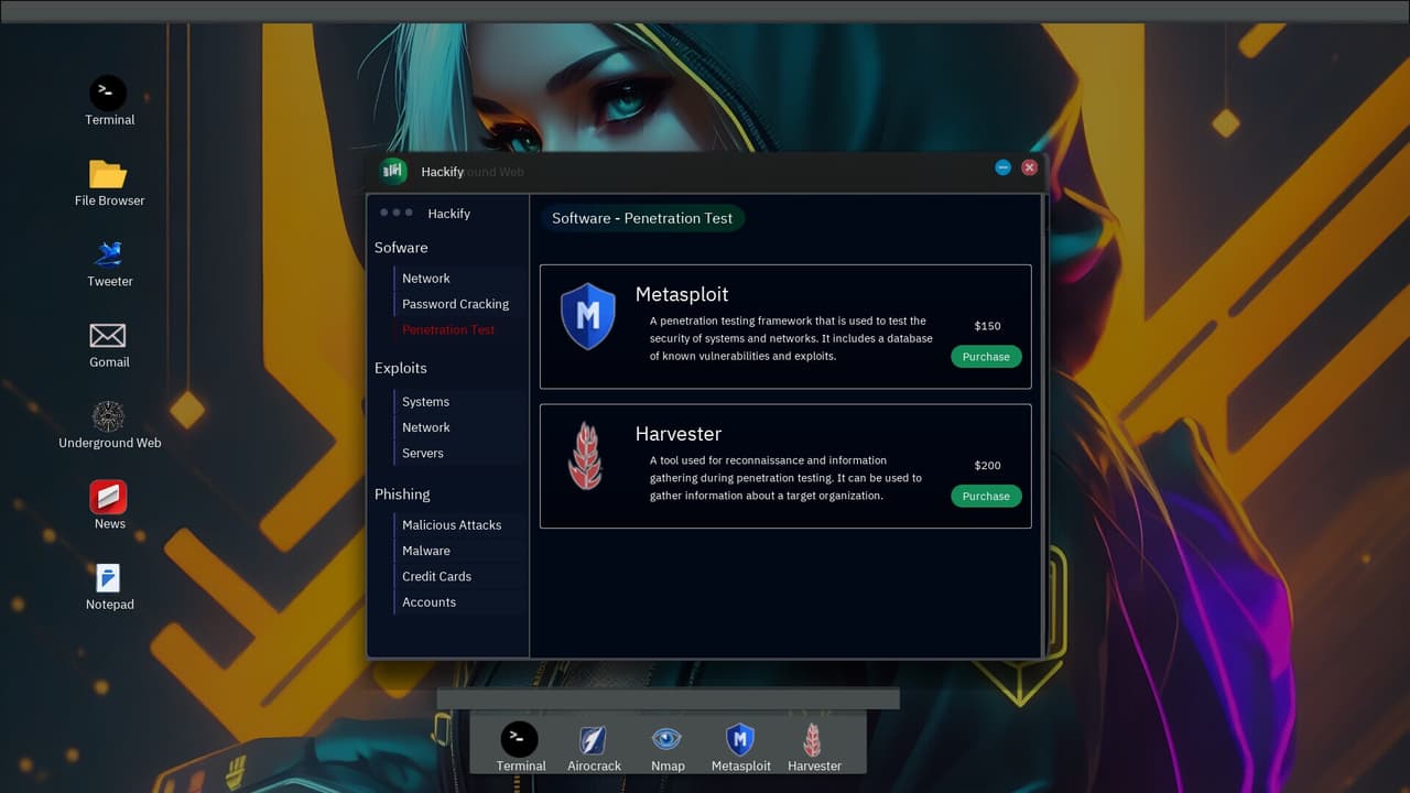 Anonymous Hacker Simulator: Prologue screenshot 6