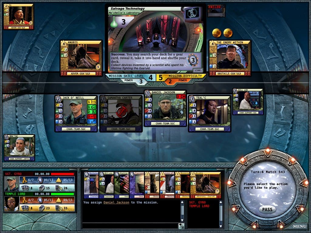 Stargate Online Trading Card Game screenshot 2