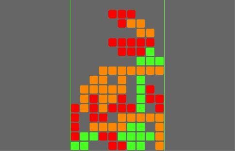 Multicoloured Tetris Variant