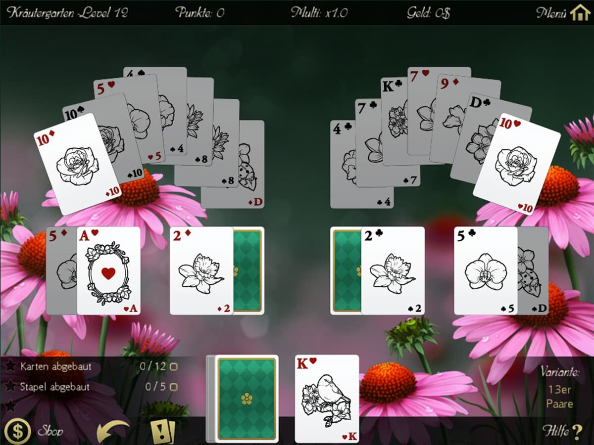 Solitaire Beautiful Garden Season screenshot 5