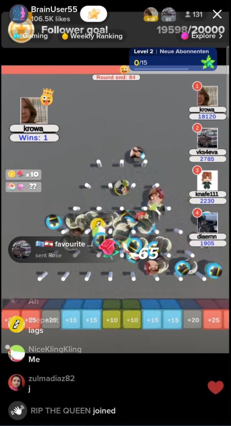 TiktokLive game (Plinko-standart)