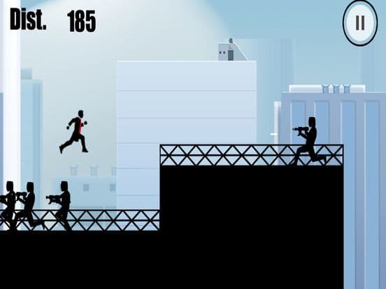 Agent Run And Dash In Vector City 2 - Best vector game for iPhone screenshot 5