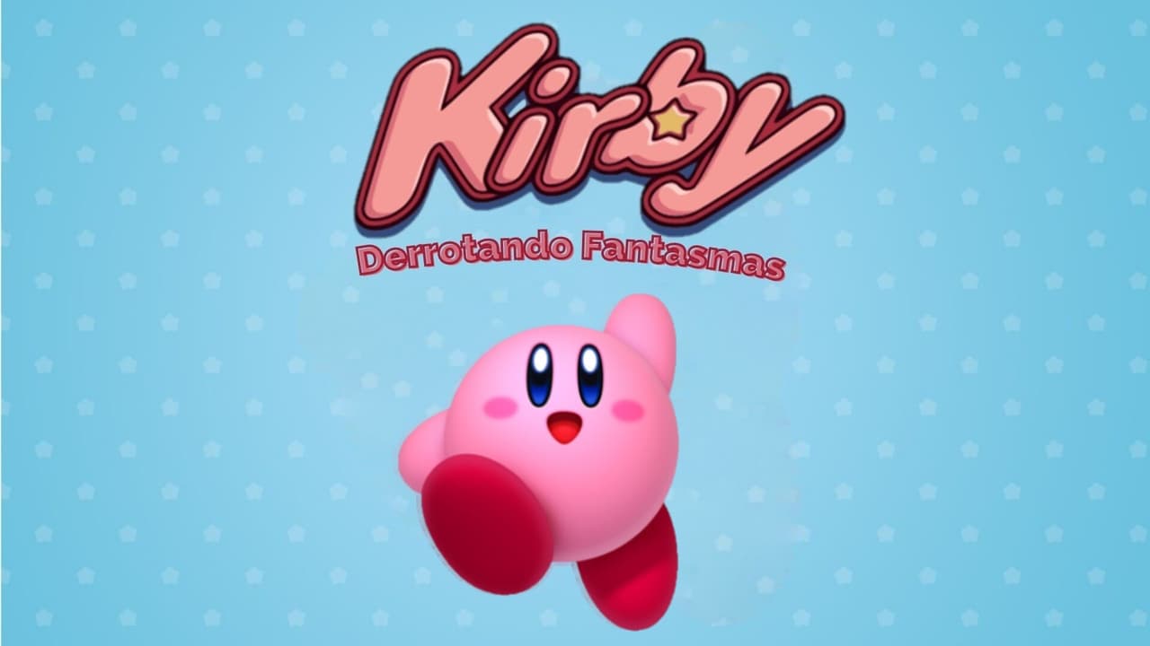 Kirby derrotando fantasmas