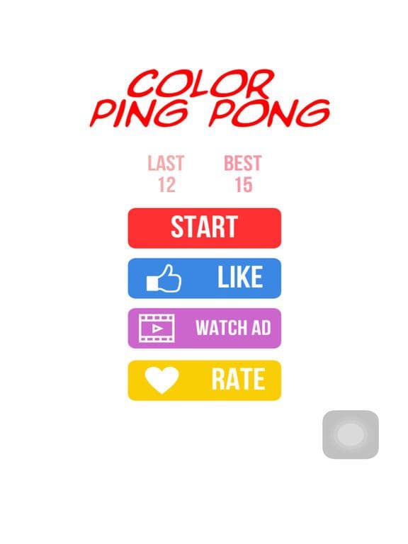 Color Ping Pong Dot screenshot 2